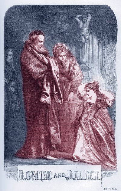 Romeo and Juliet by William Shakaespeare av John Gilbert