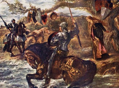 Sir Lancelot, illustrasjon fra 