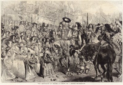 Restaureringen av Charles II av John Gilbert