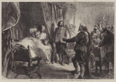 Beslaget av Charles I på Holmby-House av John Gilbert