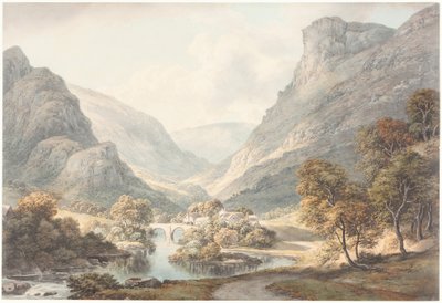 Utsikt over Dovedale av John Glover