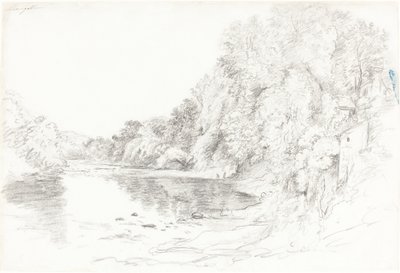 Elven ved Llangollen av John Glover