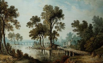 Utsikt over Darley, Derbyshire av John Glover