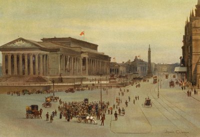 Liverpool: Lime Street (farge litho) av John Glynn