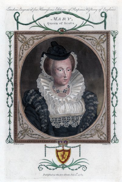 Mary I av Skottland, populært kjent som Mary, Queen of Scots, 1794. av John Goldar