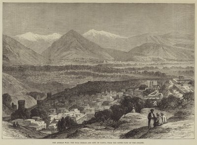 Den afghanske krigen, Bala Hissar og byen Cabul, fra den øvre delen av citadellet av John Greenaway