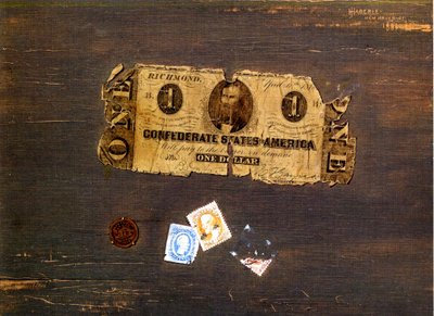 En konføderert notat, 1886-87 av John Haberle