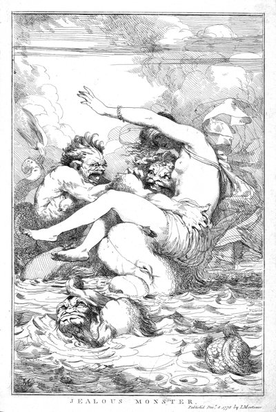 Sjalu monster, 1778 av John Hamilton Mortimer