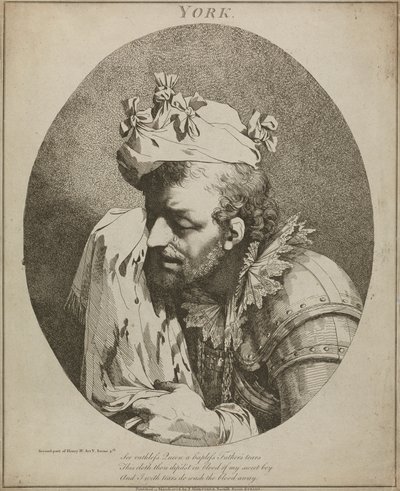 York, "Henry IV", del II, akt V, scene IV av John Hamilton Mortimer