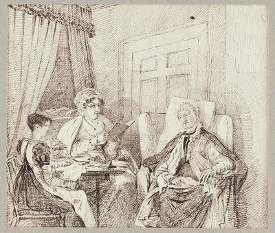 Interiørscene av John Harden