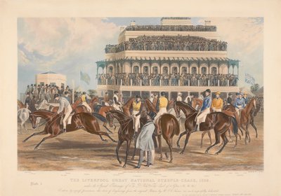 En av et sett på fire: The Liverpool Great National Steeple-Chase av John Harris