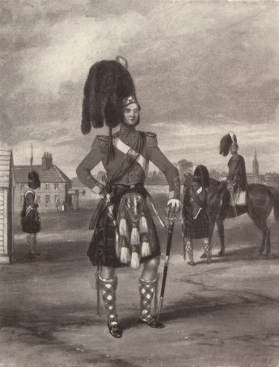 The 93rd Sutherland Highlanders Review Order, c1820-1870, 1909 av John Harris Junior