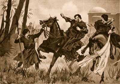 Sebastian I:s nederlag og død i slaget ved Alcazar av John Harris Valda