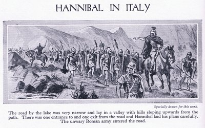 Hannibal i Italia, ca. 1950 av John Harris Valda