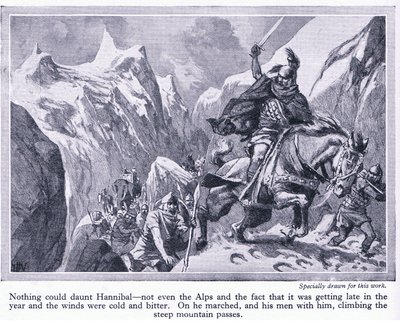 Hvordan Hannibal krysset Alpene, ca. 1950 av John Harris Valda