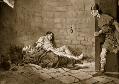 Fengsel og død av hertugene Erik og Valdemar, 1318 av John Harris Valda
