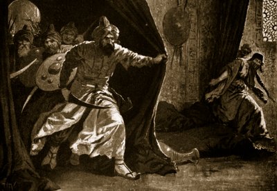 Opprør fra den kongelige garde i Damaskus av John Harris Valda