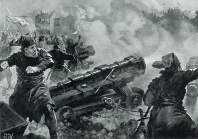 Beleiring av Konstantinopel av tyrkerne av John Harris Valda