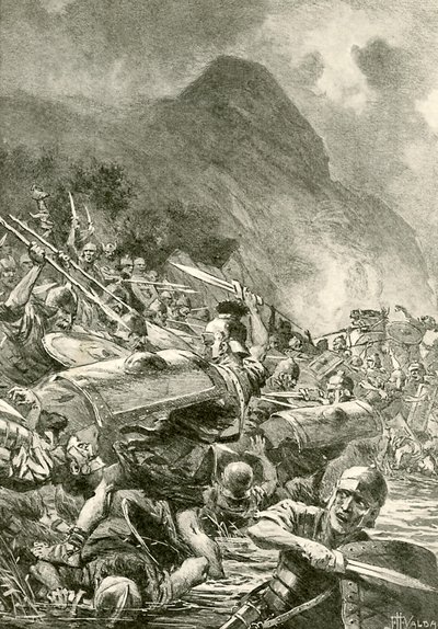 Slaget ved Trasimenesjøen av John Harris Valda