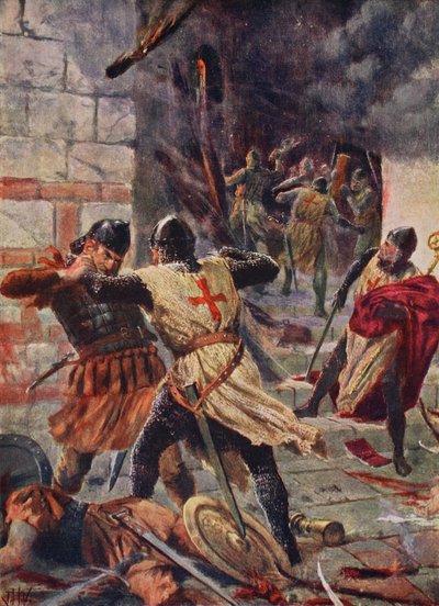 Erobringen av Konstantinopel av korsfarere av John Harris Valda