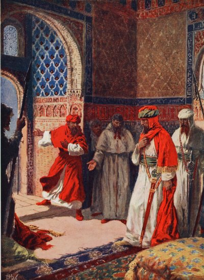 Boabdils siste råd på Alhambra av John Harris Valda