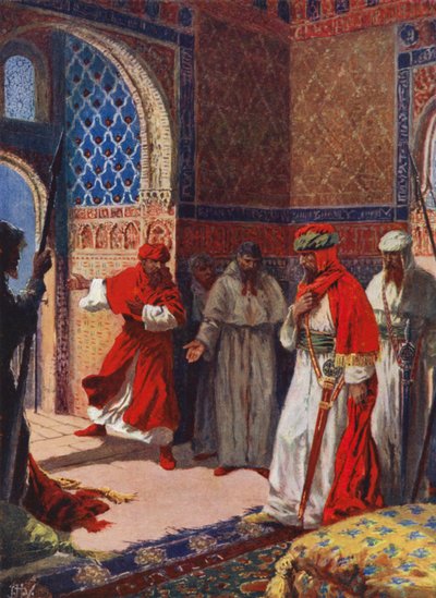 Boabdils siste råd på Alhambra av John Harris Valda