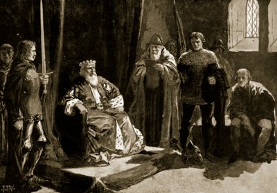 Parlamentet til Owen Glendower, som førte til walisisk uavhengig styre av John Harris Valda