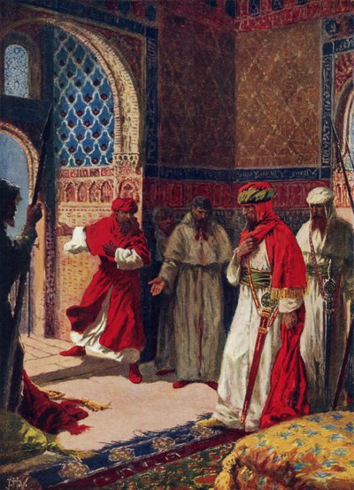 Det siste rådet til Boabdil på Alhambra av John Harris Valda