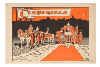 "Askepott" / J. Hassall / Plakat, 1897-98 av John Hassall