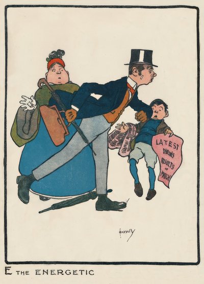 E the Energetic / J. Hassall / tegning, 1903 av John Hassall
