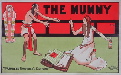 Plakatreklamewhisky produsert av Charles Hawtrey-selskapet, ca. 1900 (farge litho) av John Hassall