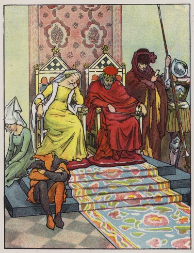 Retten går i dvale (farge litho) av John Hassall