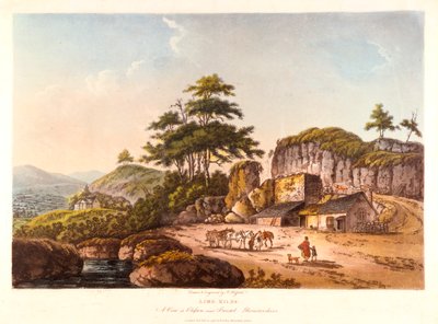 Limeovner. En utsikt ved Clifton nær Bristol, Gloucestershire, 1798. av John Hassell