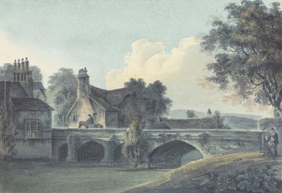 Inngangen til King John's Palace, Eltham, Kent av John Hassell