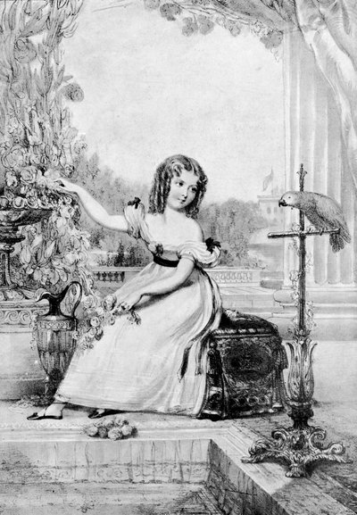 Prinsesse Victoria i en alder av elleve år, 1901. av John Hayter