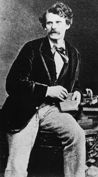 Daniel Dunglas Home (bw-bilde) av John Hector Cutten