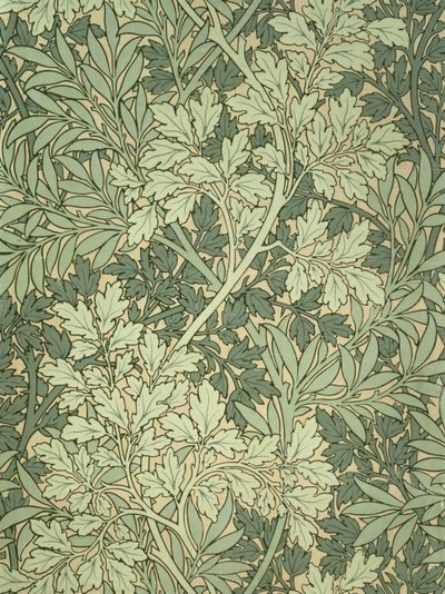 Løvtapet, designet av John Henry Dearle (1860-1932) for Morris and Company av John Henry Dearle