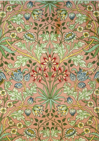 Hyacinth tapet, designet for Morris and Company av John Henry Dearle
