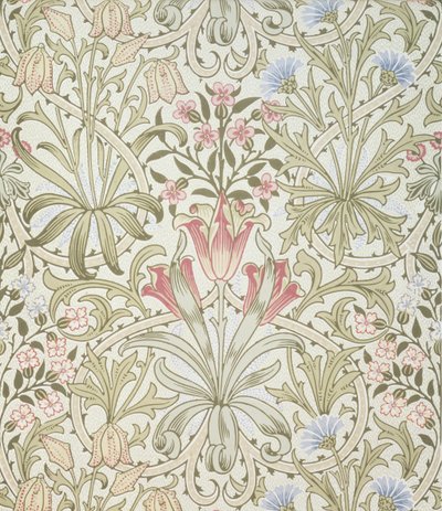 Persisk tapet, designet av John Henry Dearle (1860-1932) for Morris and Company av John Henry Dearle