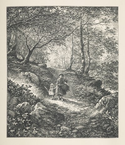 Plate 26. Walking through a wood, fra 