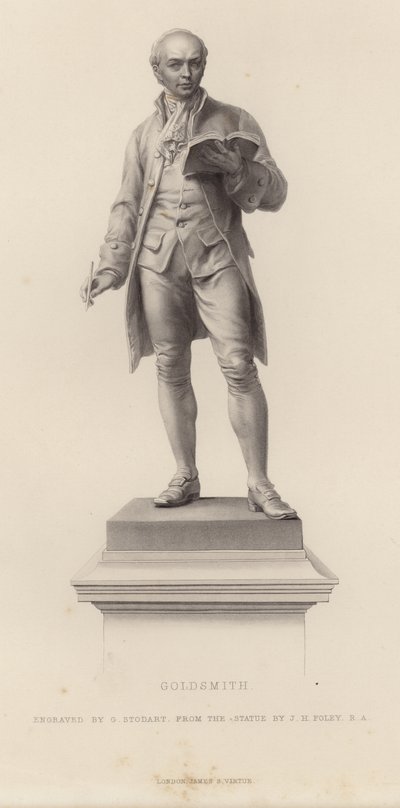 Statue av Oliver Goldsmith av John Henry Foley
