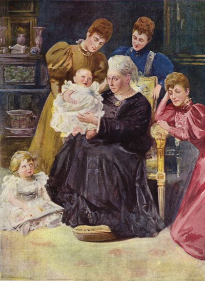 Karakter av dronning Victoria: Simplicity (farge litho) av John Henry Frederick (after) Bacon