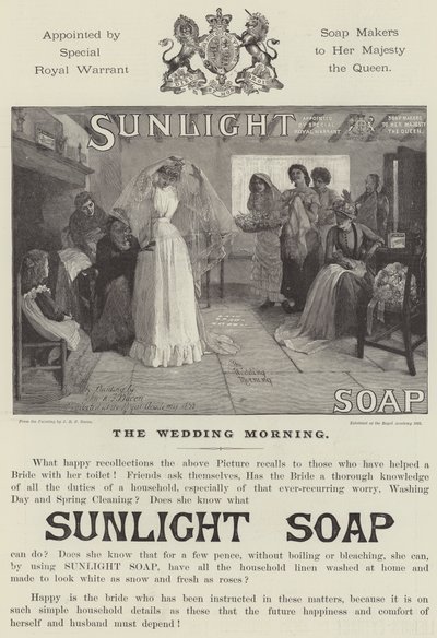 Annonse, Sunlight Soap av John Henry Frederick Bacon