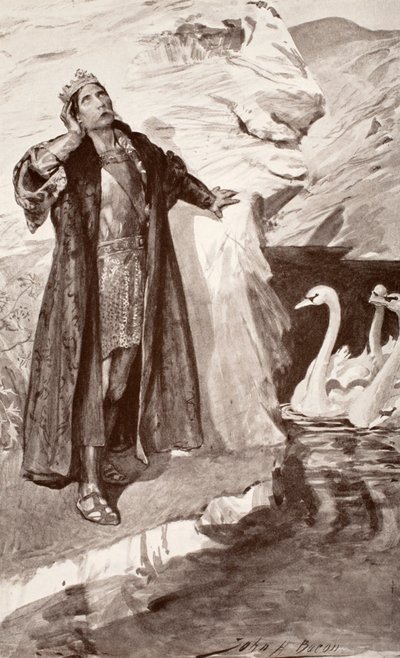 Ler and the Swans, illustrasjon fra 