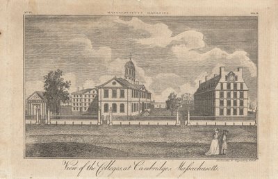 Utsikt over høgskolene i Cambridge, Massachusetts av John Henry Hill