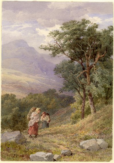 Nær Tarbet, Loch Fyne (blyant og akvarell på papir) av John Henry Mole