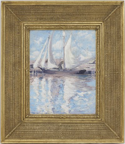 Tørkeseil, ca.1900 av John Henry Twachtman