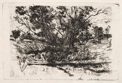 Landskap nær Cincinnati av John Henry Twachtman