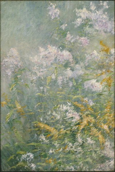 Meadow Flowers (Golden Rod and Wild Aster), ca. 1892 (olje på lerret) av John Henry Twachtman