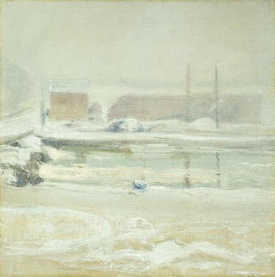 Elvescene ved Cos Cob, av John Henry Twachtman